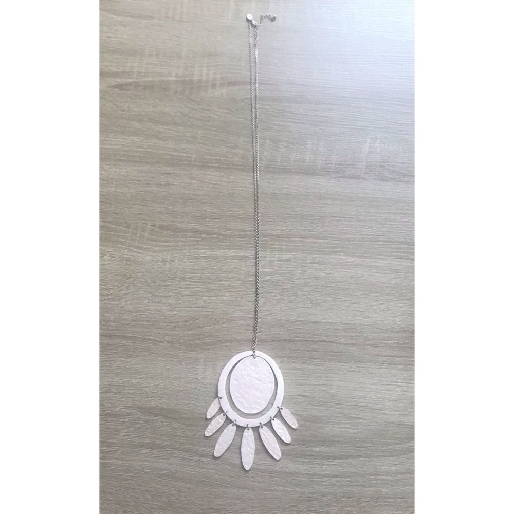 Silver ENVIOUS Pendent Necklace